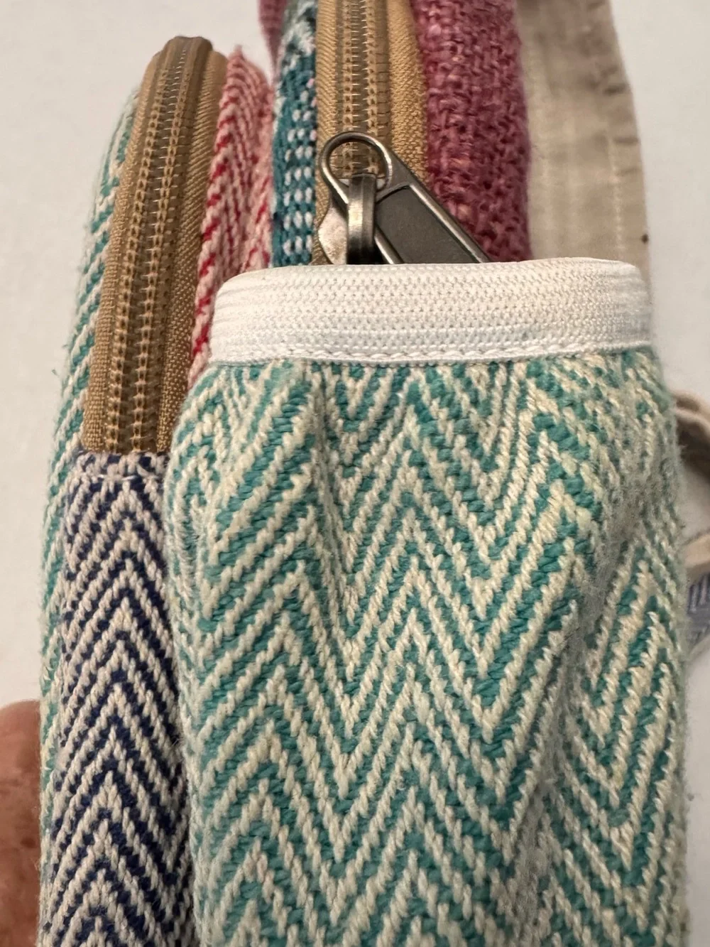 Himalayan Natural Hemp Cotton Sling Bag Crossbody Handcrafted in Nepal
